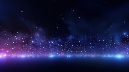 Futuristic Digital Innovation Concept Show Particle Abstract Background