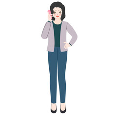 business woman illustration