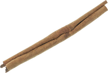 cinnamon cut out on transparent background.