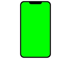 iPhone Green Screen Mockup