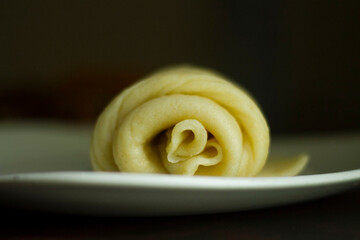 Nigerian food: A plate of pounded yam
