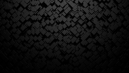 dunkler Hintergrund, kubische Elemente