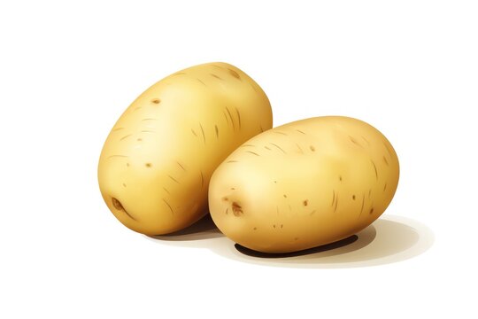 Potato icon on white background