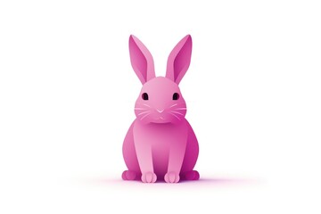 Rabbit icon on white background