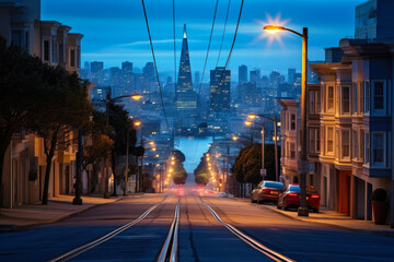 Dusk Descends on San Francisco Bay