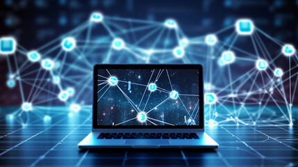 Global communication social science businesses management in the digital world of data and algorithm