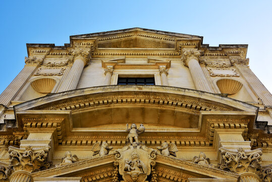 Church of Santa Maria della Grazia, construction began in 1585 in Baroque style in Lecce
