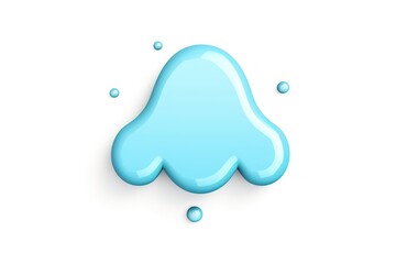 Rain icon on white background