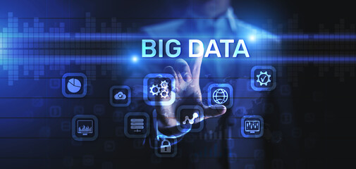 Big Data Science concept analysis analytics technology internet concept.