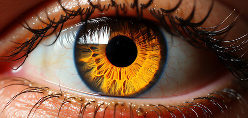 Auge mit Iris