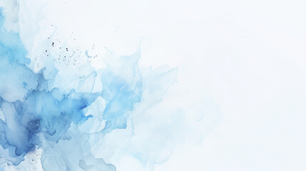 Fototapeta premium Hand painted watercolor sky and clouds, abstract watercolor background, illustration