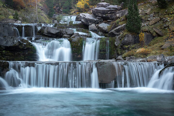 Gradas De Soaso, Falls on Arazas River , Ordesa National Park, Huesca, Spain	
