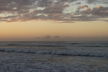 Sea view from the shore of Costa de El Sol in San Luis La Herradura, La Paz, El Salvador