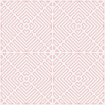Checks wallpaper. Seamless geometric pattern. Squares background. Polygons ornament. Geometrical motif. Digital paper. Textile print. Web design. Vector art