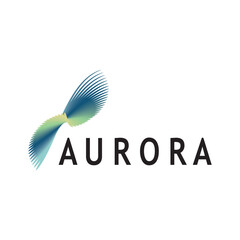 aurora logo design icon illustration vector template