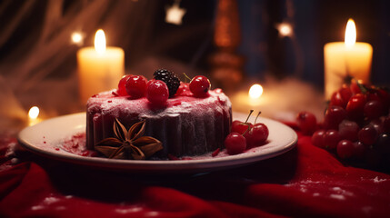 Torte mit Kerzen