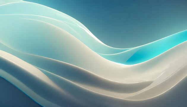Abstract background fluid flowing wavy shape