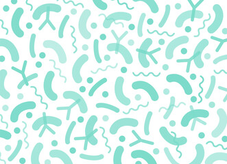 Probiotics Live Bacteria Background. Abstract background depicting probiotics concept. Concept of design with Lactobacillus Probiotic Bacteria. Design with Prebiotic healthy nutrition ingredient