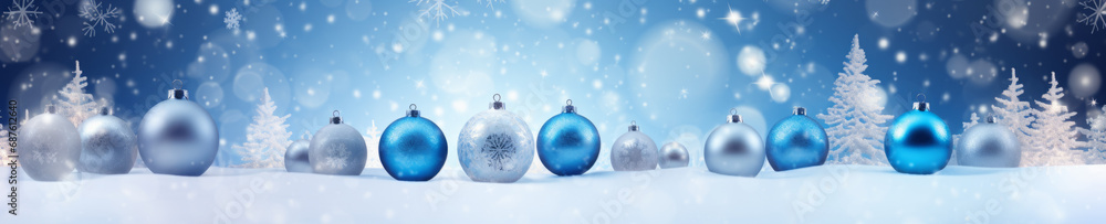 Poster abstract background with christmas theme, web site header or footer template