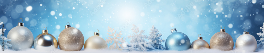 Poster abstract background with christmas theme, web site header or footer template