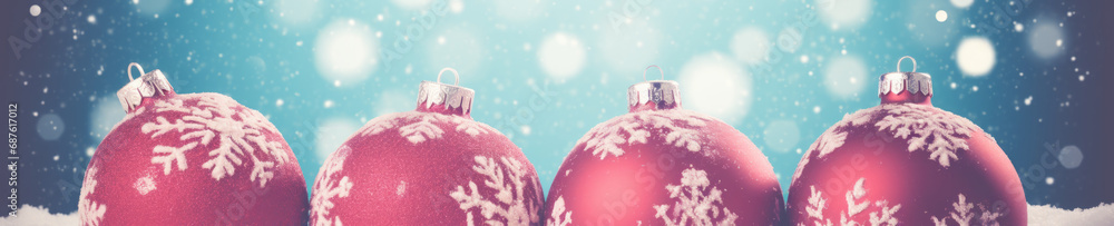 Poster abstract background with christmas theme, web site header or footer template