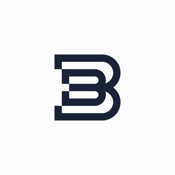 initials letters BB monogram logo