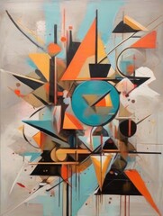Colorful Geometric Abstract