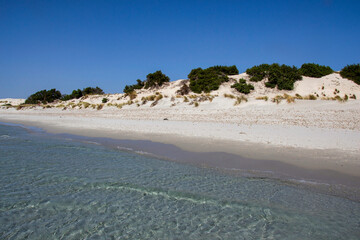 Questo paradiso, noto anche come Is Arenas Biancas, è il tratto di Porto Pino rientrante nel...