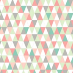 Delicate pink and green multicolored geometric abstract background.