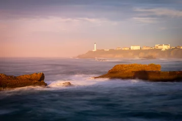 Foto auf Acrylglas Bay of Biscay in Biarritz, France © Noradoa
