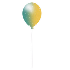 Balloons in various colors for decorating worksheets or presentation slides.