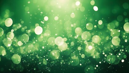 green bokeh blur background circle light on green background