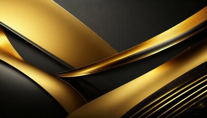 abstract black gold gradient luxury background ai generative