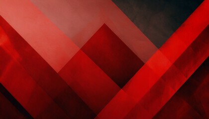abstract red background with texture pattern layered geometric triangle shapes in dark and light red colors in creative angles - obrazy, fototapety, plakaty