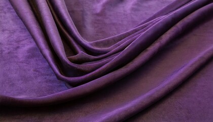 Obraz premium folds of deep purple velvet material background