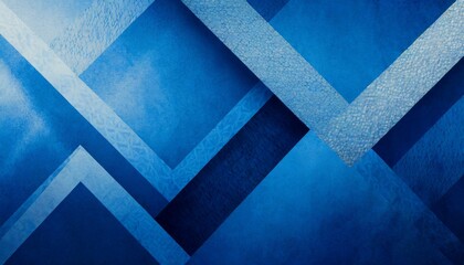 abstract blue background with texture and geometric pattern design of triangle and diamond shapes