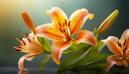 beautiful flower of a lily