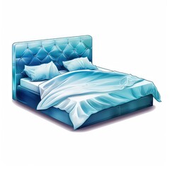 bed aquamarine
