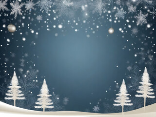 Christmas background Winter holiday theme Happy New Year Space for text