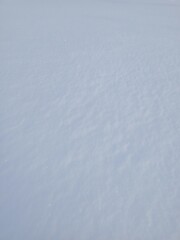 background of evenly fallen snow
