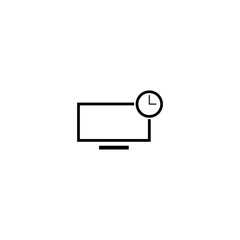  System Idle icon . Laptop software update icon  isolated on white background 