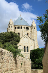 A view of Jerusalem showing the Tomb of King David