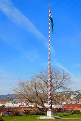 ungarische Nationalflagge in Budapest