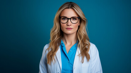 beautiful young woman doctor or nurse headshot portrait, healthcare, hospital, success, career, diversity in the workplace, woman working, woman empowerment