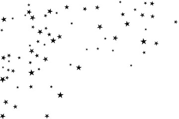 Realistic star of confetti for celebration design. Abstract nature banner background. Vector art illustration. Festive background. Abstract decorative pattern.