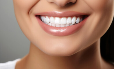 close up of a woman smiling