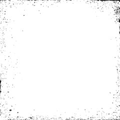 Gritty grunge texture cover, overlay texture with uneven edges and scratches, set textured distress effect, black distressed grunge brush texture, black grunge background pattern - vector