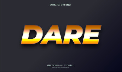 Editable text effect shiny gold. Text style effect. Editable fonts vector files.