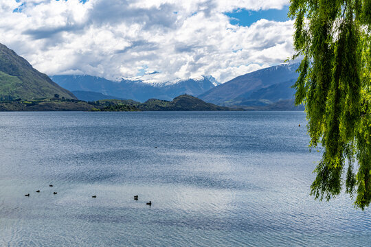 Lake Wanaka on the South Island Of New Zealand