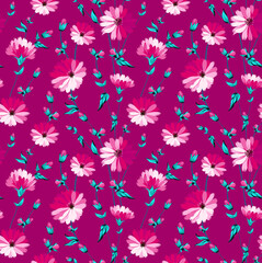 Fototapeta na wymiar beautiful and colorful seamless pattern illustration all over repeat design for digital and textile 